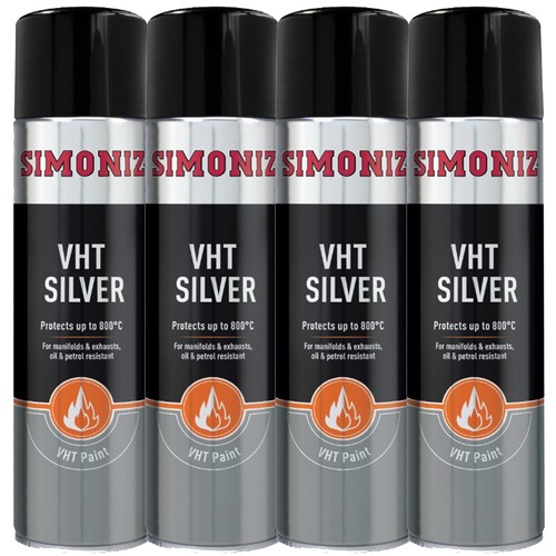 Simoniz silver vht paint - 4x,