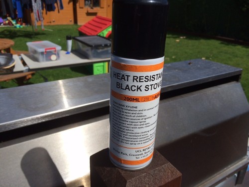 Heat resistant satin black - satin,